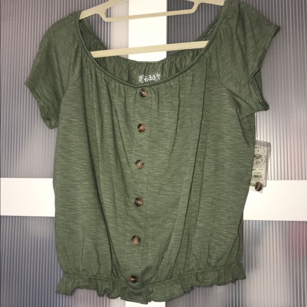 off the shoulder crop top